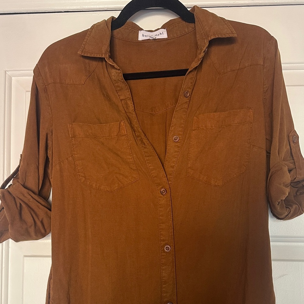 Brown Bella Dahl duster dress - Picture 4 of 8